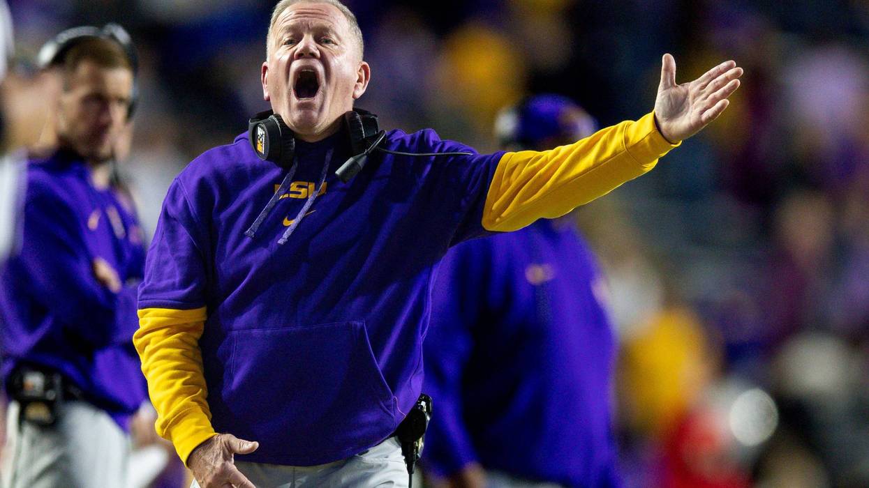 LSU coach Brian Kelly