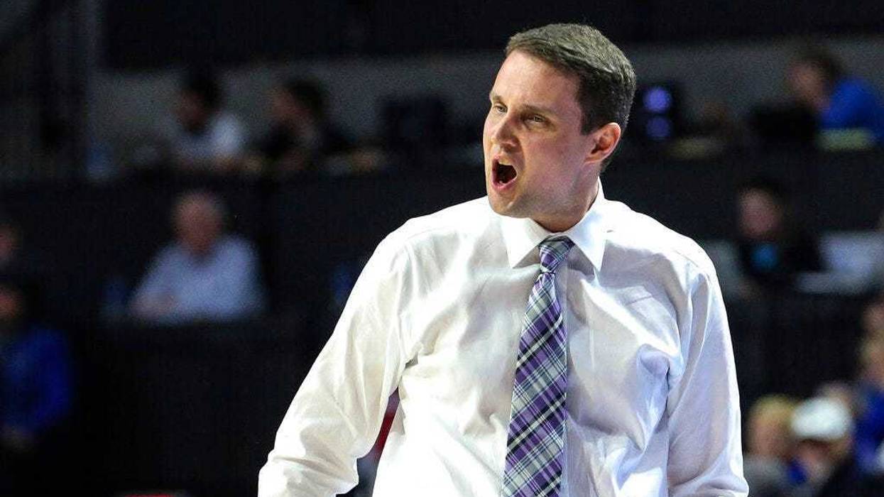LSU coach Will Wade shouts during the first half of the team's NCAA college basketball game against Florida in Gainesville, Fla., Wednesday, March 6, 2019