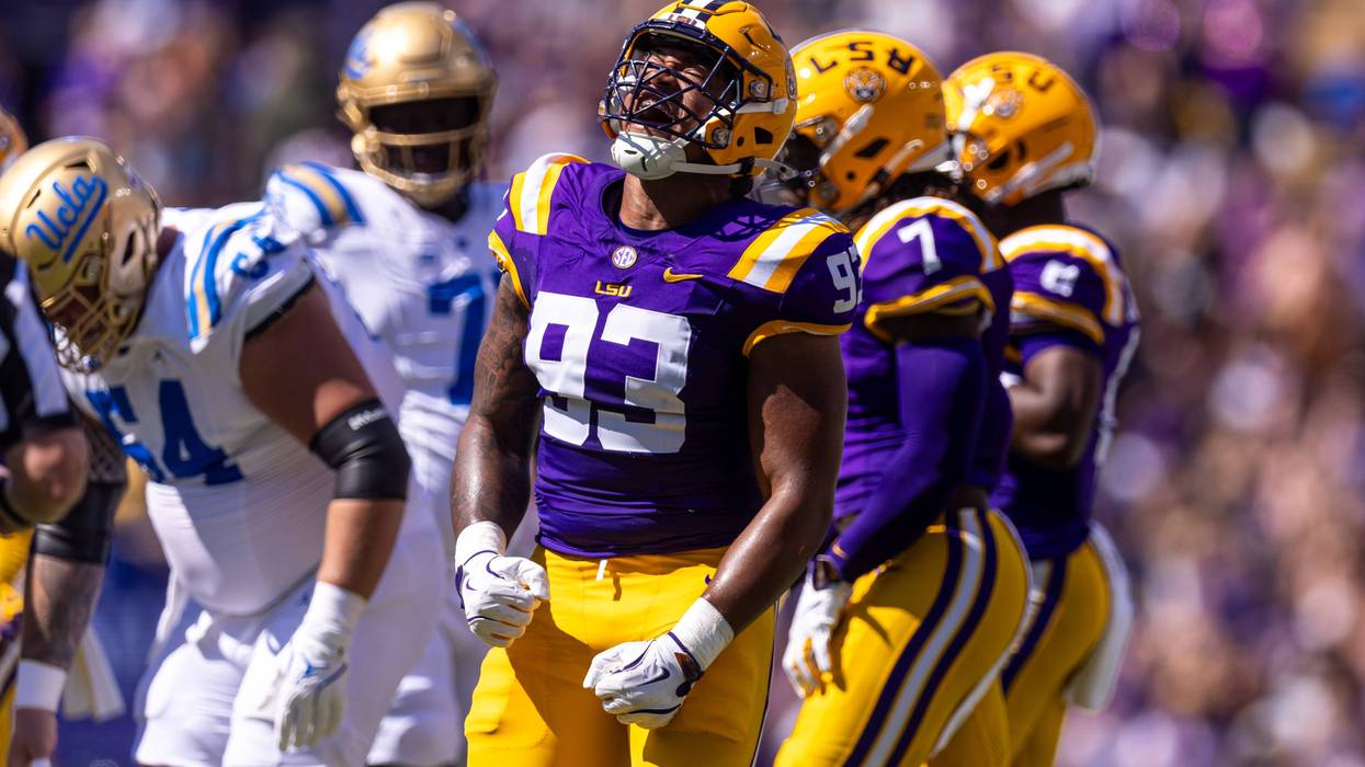 LSU defensive lineman Ahmad Breaux