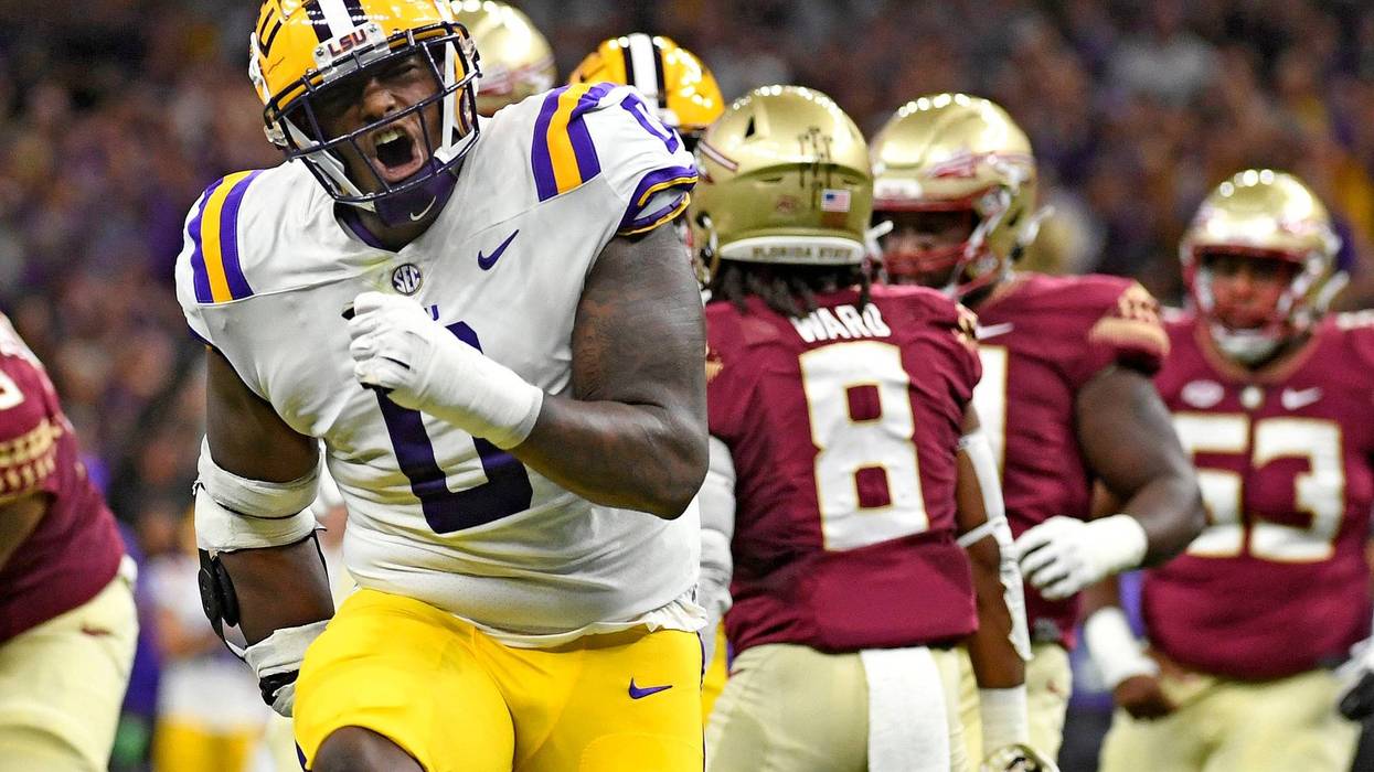 LSU defensive lineman Maason Smith