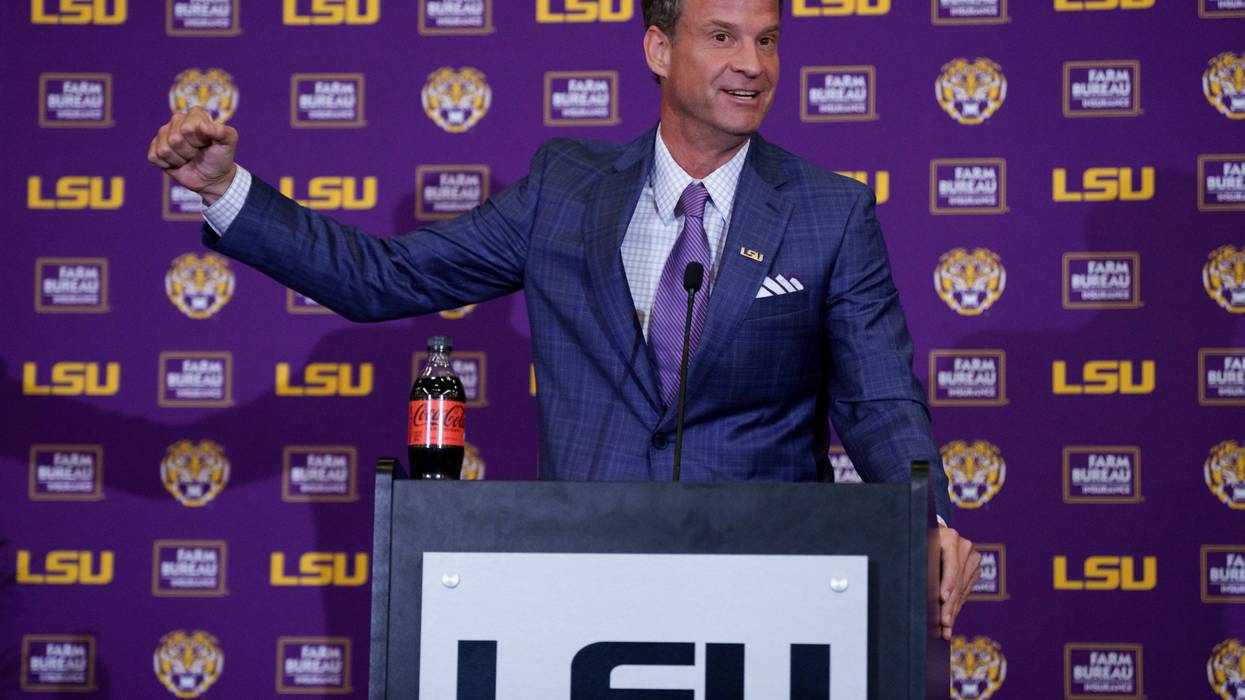 LSU head coach Lane Kiffin
