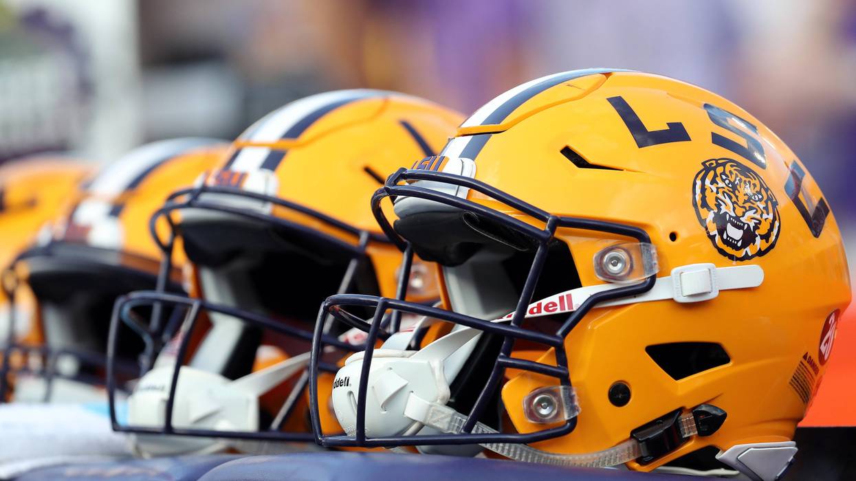 LSU helmet