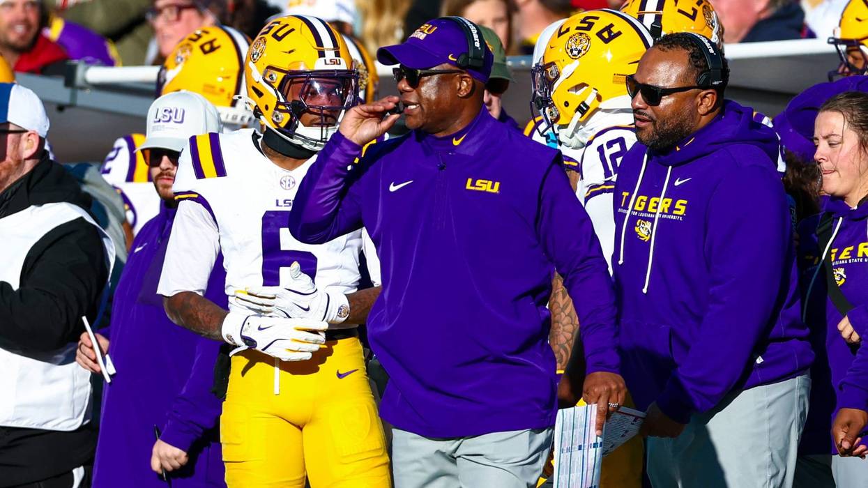 LSU interim head coach Frank Wilson