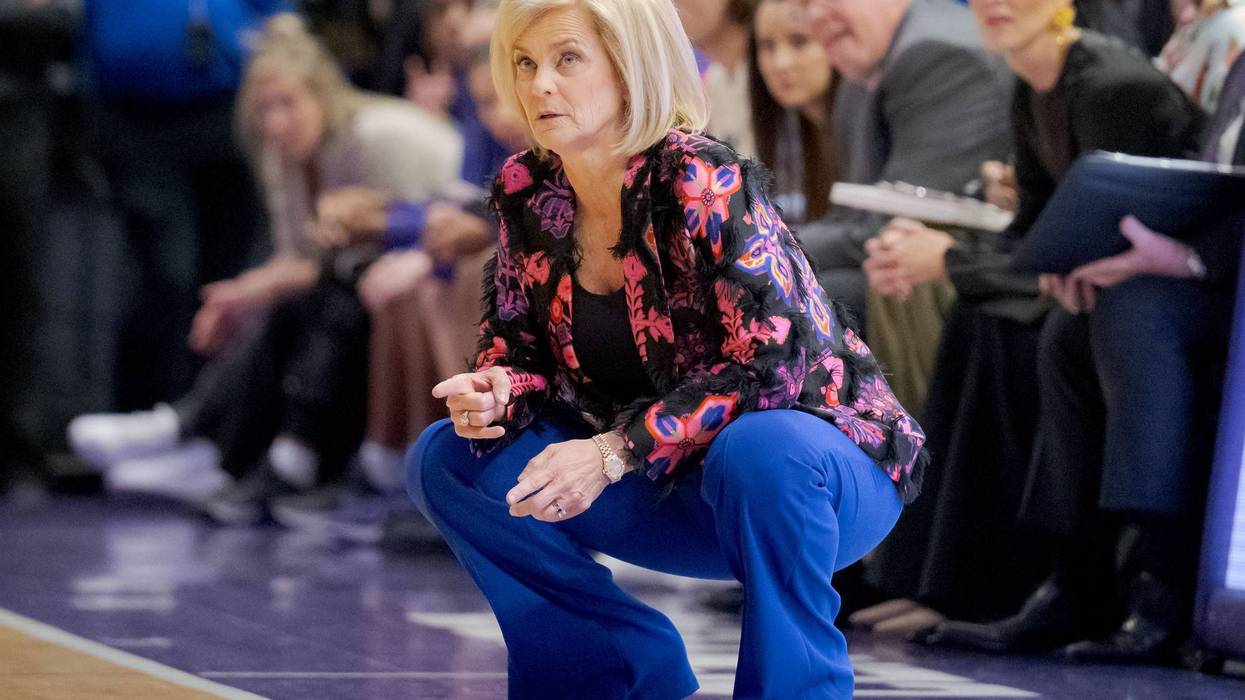 LSU Lady Tigers head coach Kim Mulkey