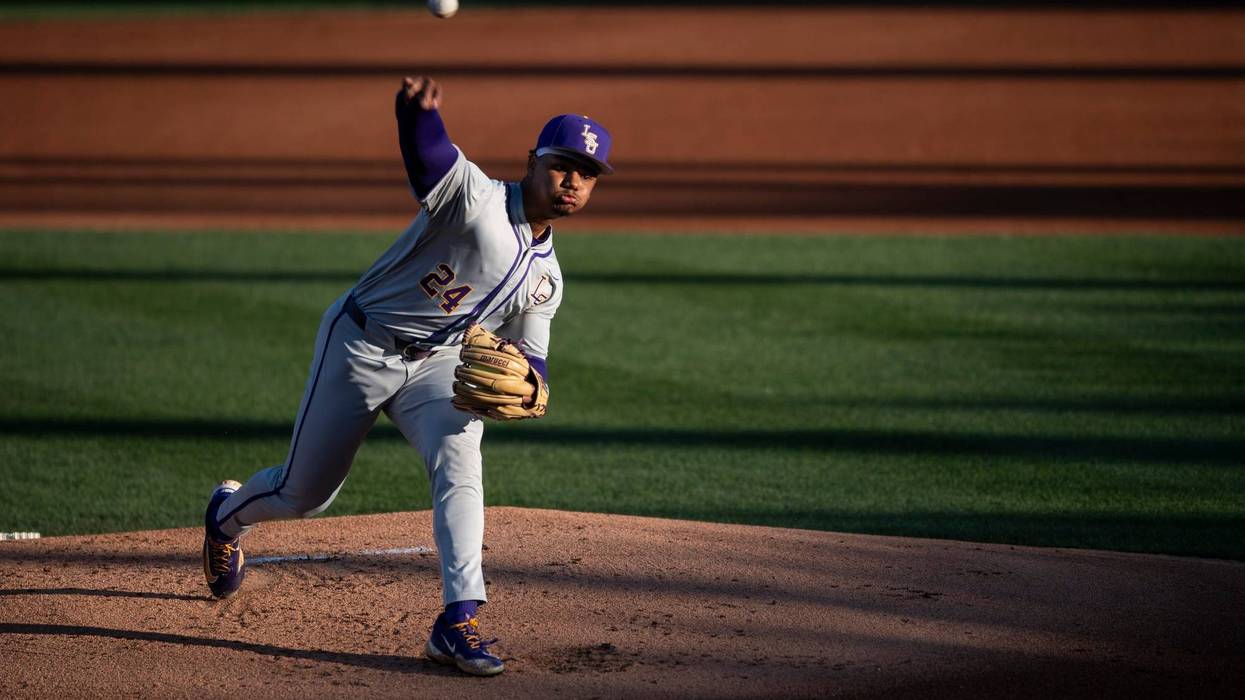 LSU pitcher Anthony Eyanson
