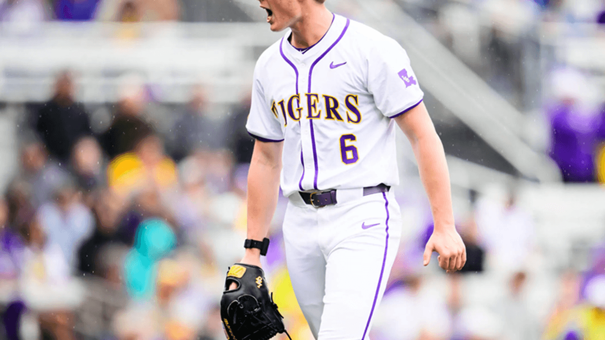 LSU pitcher Justin Loer