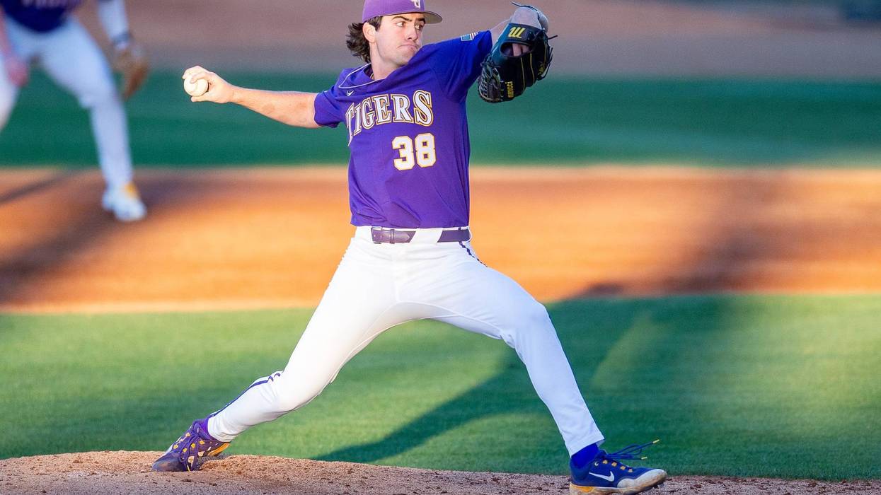 LSU pitcher Luke Holman