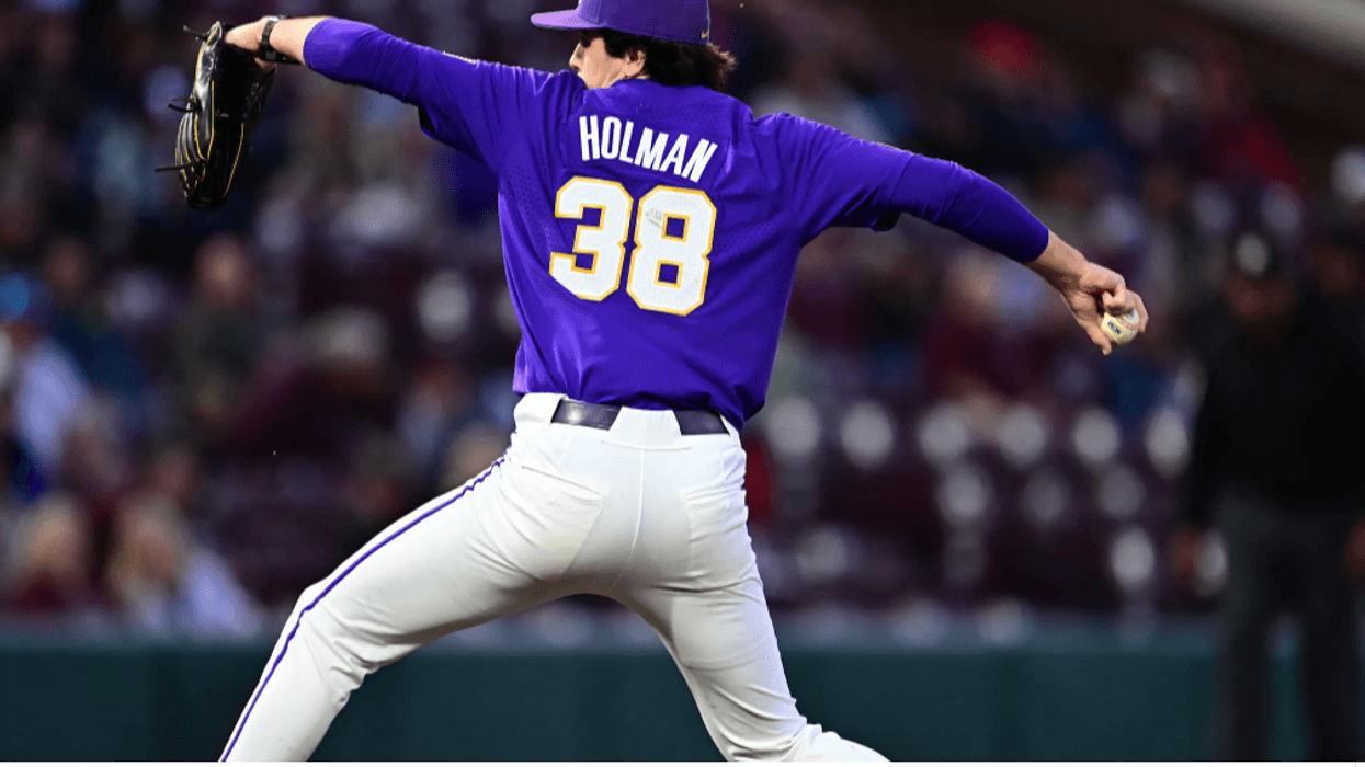 LSU pitcher Luke Holman