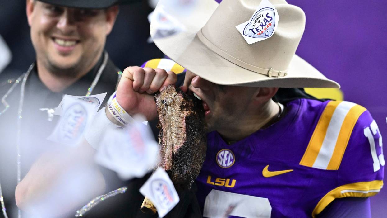 LSU quarterback Garrett Nussmeier