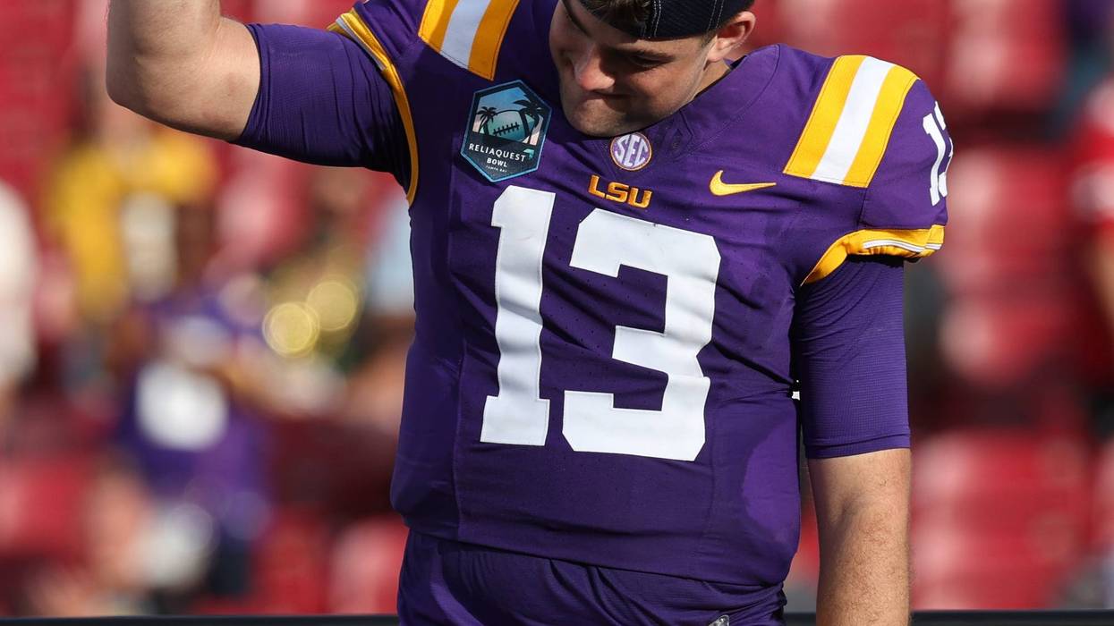 LSU Tigers quarterback Garrett Nussmeier