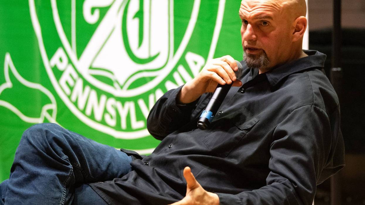 Lt. Gov. John Fetterman acted as a conversation moderator while residents voiced their opinions on the legalization of recreational marijuana.