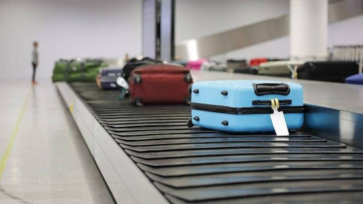 Luggage, Suitcase, Airport, Conveyer Belt
