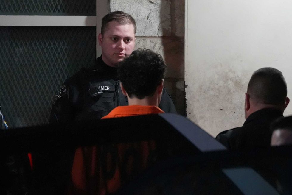 Luigi Mangione arrives at Blair County Courthouse in Hollidaysburg, Pa., Thursday, Dec. 19, 2024