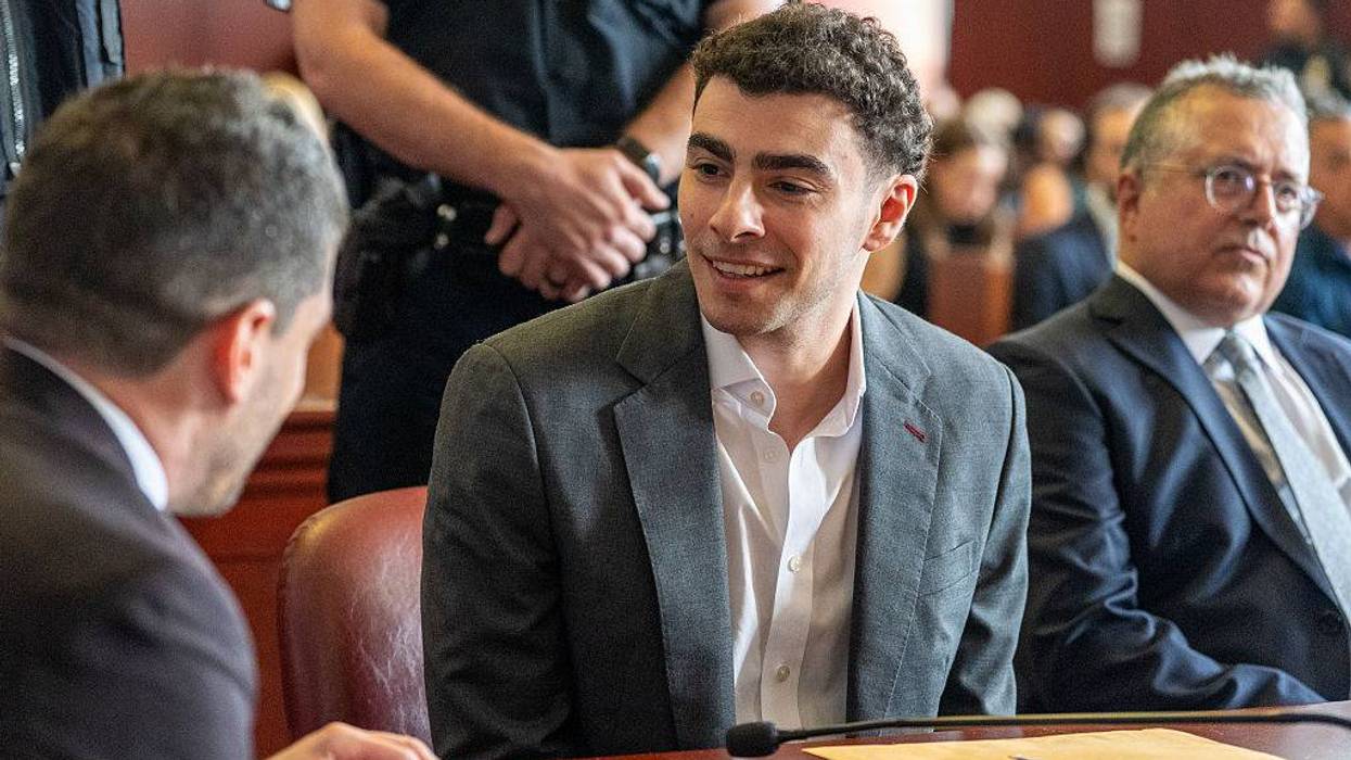 Luigi Mangione attends a pre-trial appearance at Manhattan Criminal Court on August 11, 2026 in New York City. Mangione is accused of fatally shooting UnitedHealthcare CEO Brian Thompson and faces state and federal murder charges