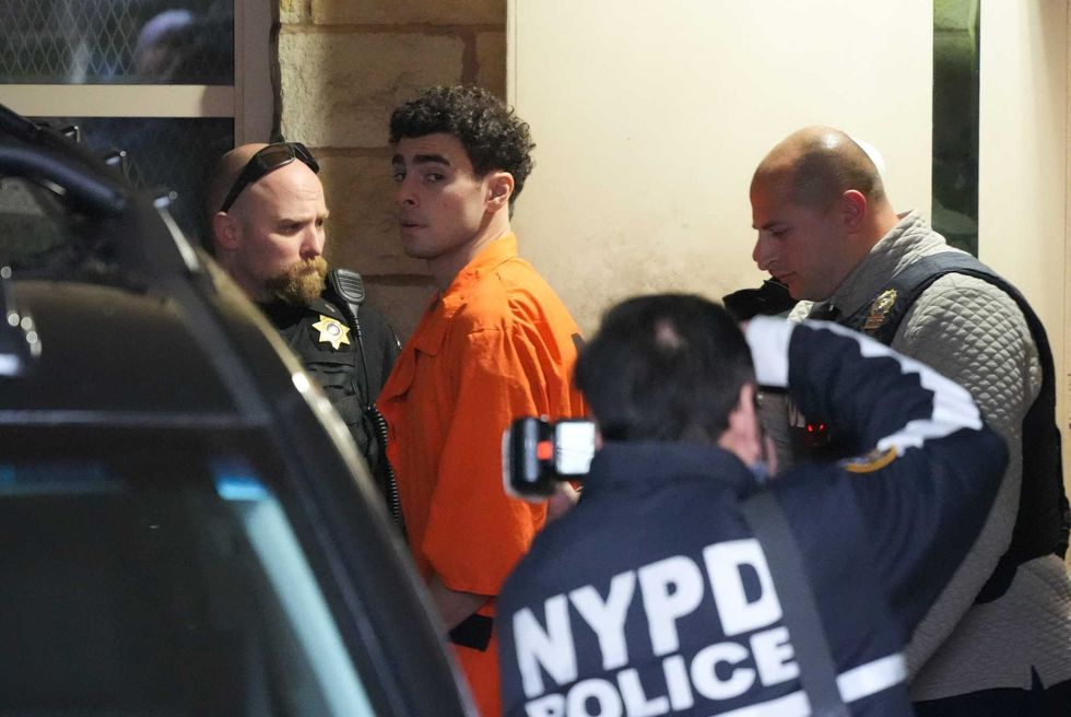 Luigi Mangione leaves the Blair County Courthouse in Hollidaysburg, Pennsylvania, on December 19, 2024