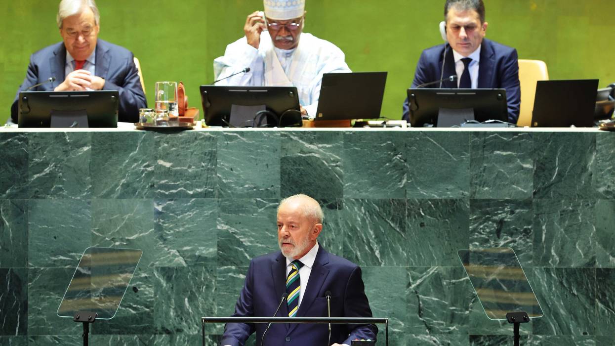 Luiz Inácio Lula da Silva, President of the Federative Republic of Brazil, speaks during the United Nations General Assembly (UNGA) at the United Nations headquarters on September 24, 2024 in New York City.