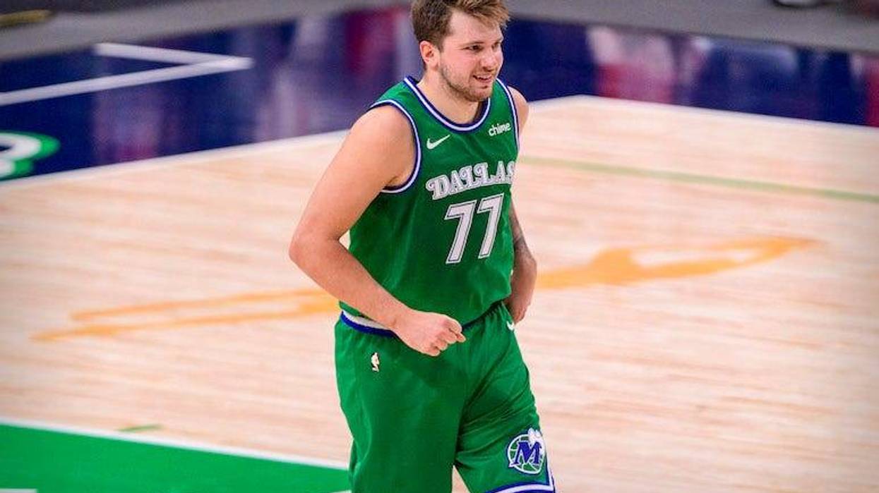 Luka Doncic during game