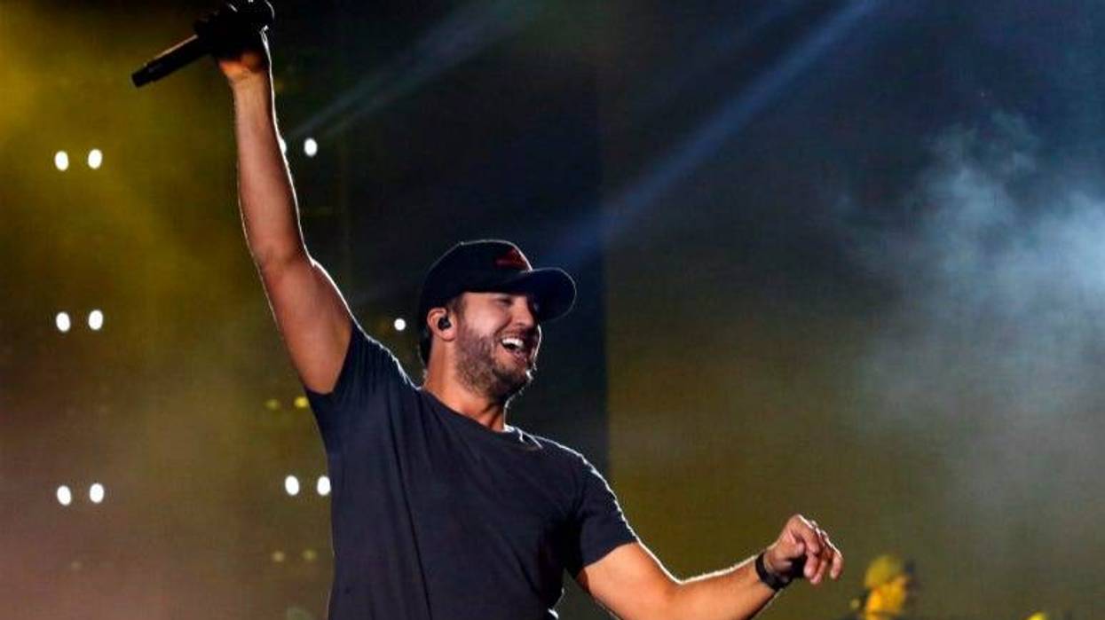 Luke Bryan performs on his Farm Tour