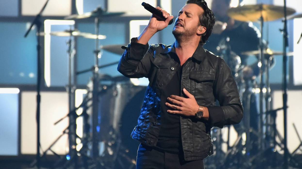 Luke Bryan performs onstage at the 51st annual CMA Awards at the Bridgestone Arena on November 8, 2017 in Nashville, Tennessee. (