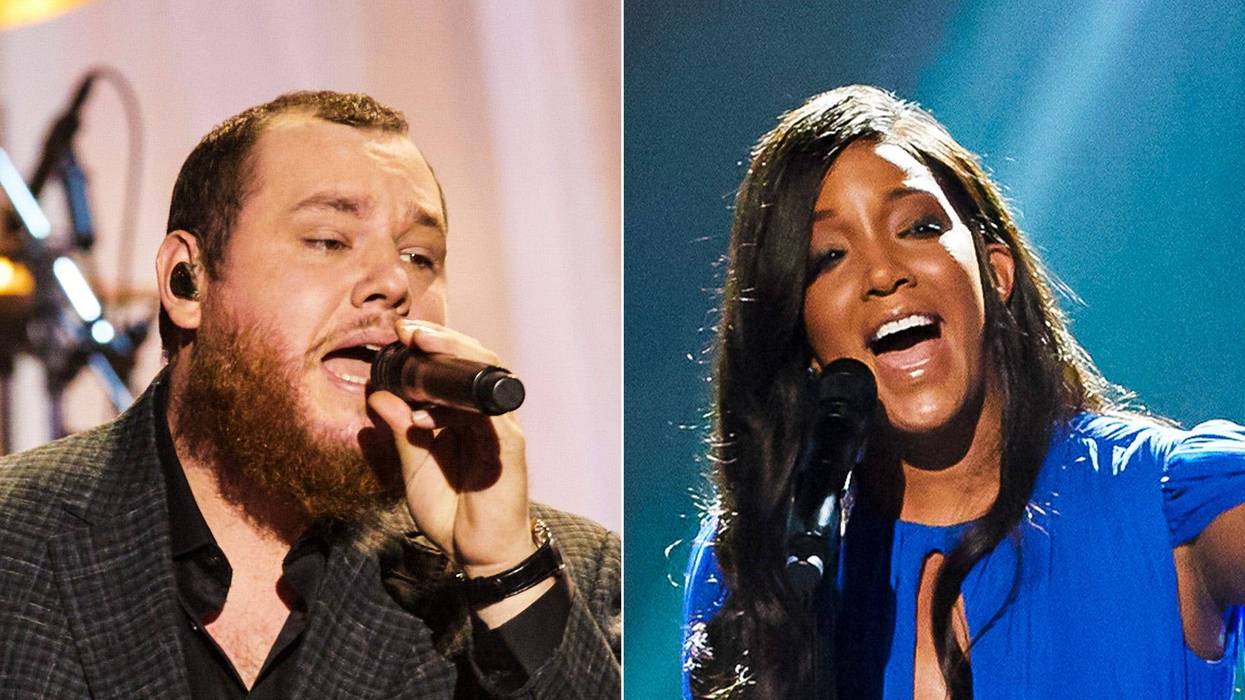 Luke Combs and Mickey Guyton