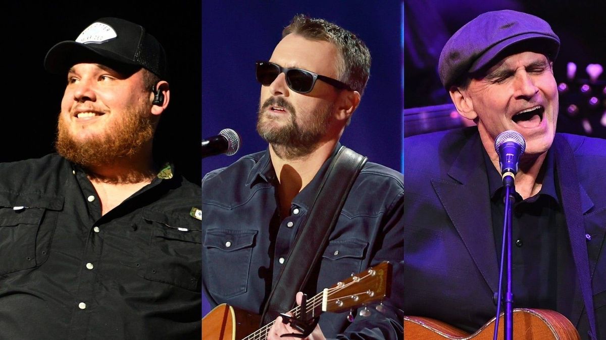 Luke Combs, Eric Church, James Taylor