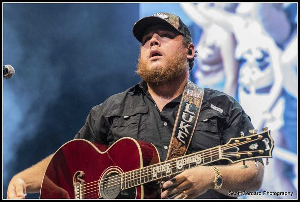Luke Combs performs at CMAC on August 5th, 2021