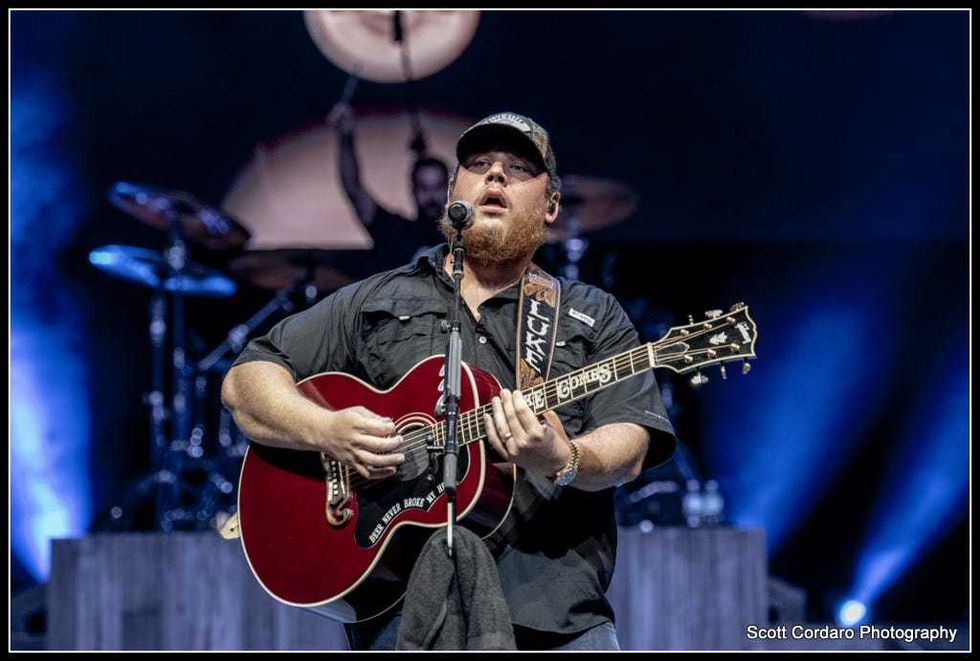 Luke Combs performs at CMAC on August 5th, 2021