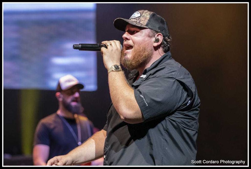 Luke Combs performs at CMAC on August 5th, 2021