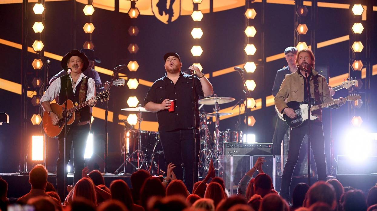 Luke Combs with Brooks & Dunn