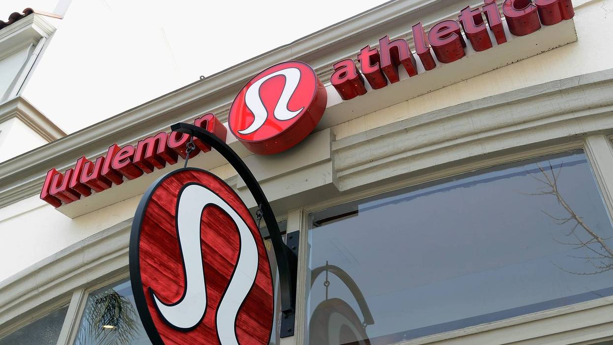 Lululemon store sign