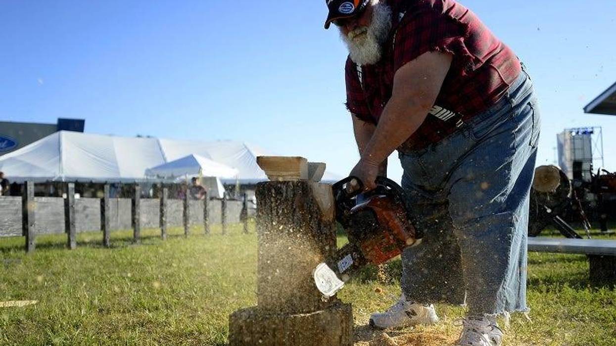 Lumberjack Lyle LeCaptain