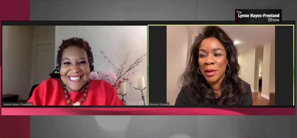 Lynne Hayes-Freeland and Denyce Graves