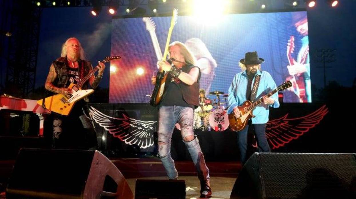 Lynyrd Skynyrd performs onstage during the 2019 Stagecoach Festival