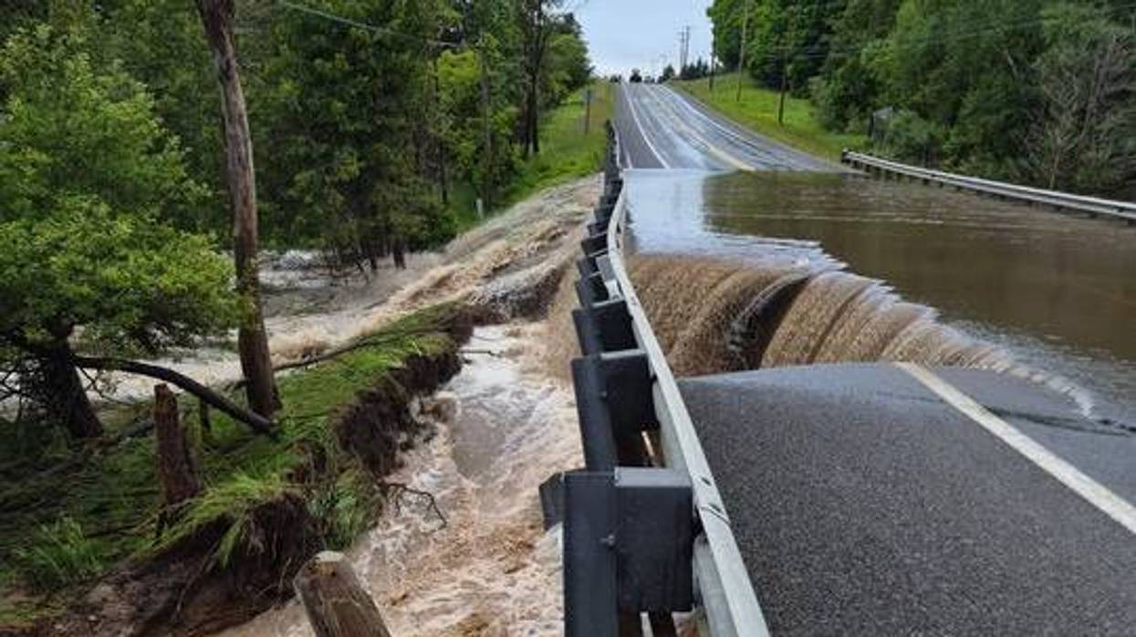 Flooding and washouts prompt several road closures in Northern Michigan