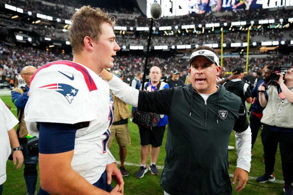 Mac Jones and Josh McDaniels