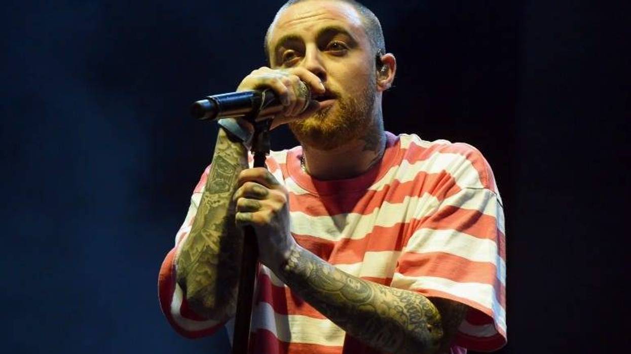 Mac Miller performs on Camp Stage during day 1 of Camp Flog Gnaw Carnival 2017