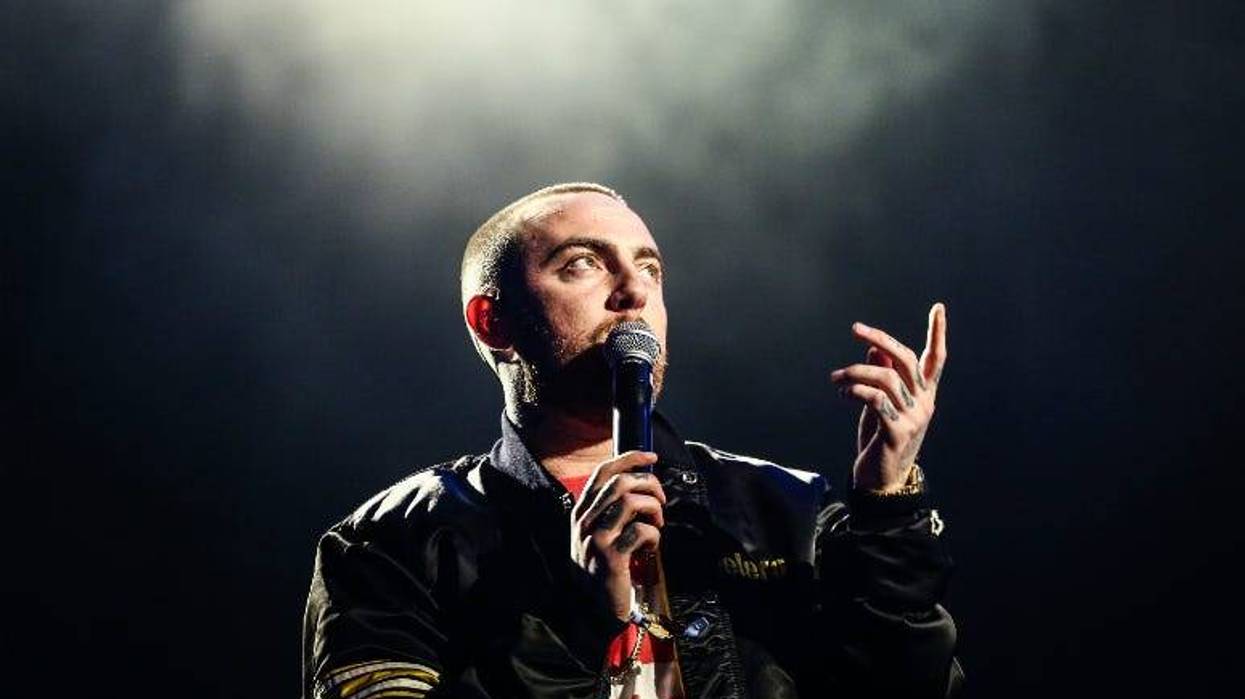 Mac Miller performs on the Camp Stage during day 1 of Camp Flog Gnaw Carnival 2017