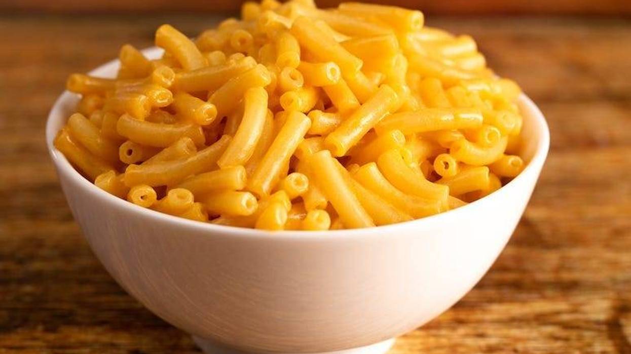Macaroni and Cheese, Bowl, Table