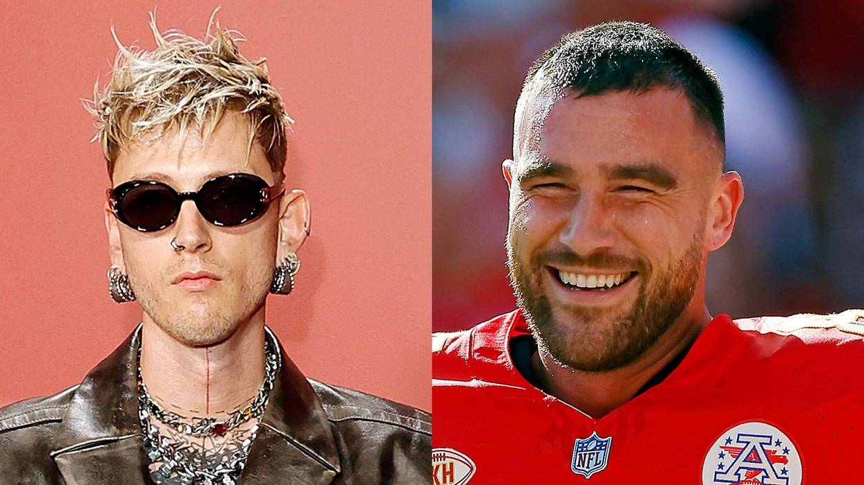 Machine Gun Kelly and Travis Kelce