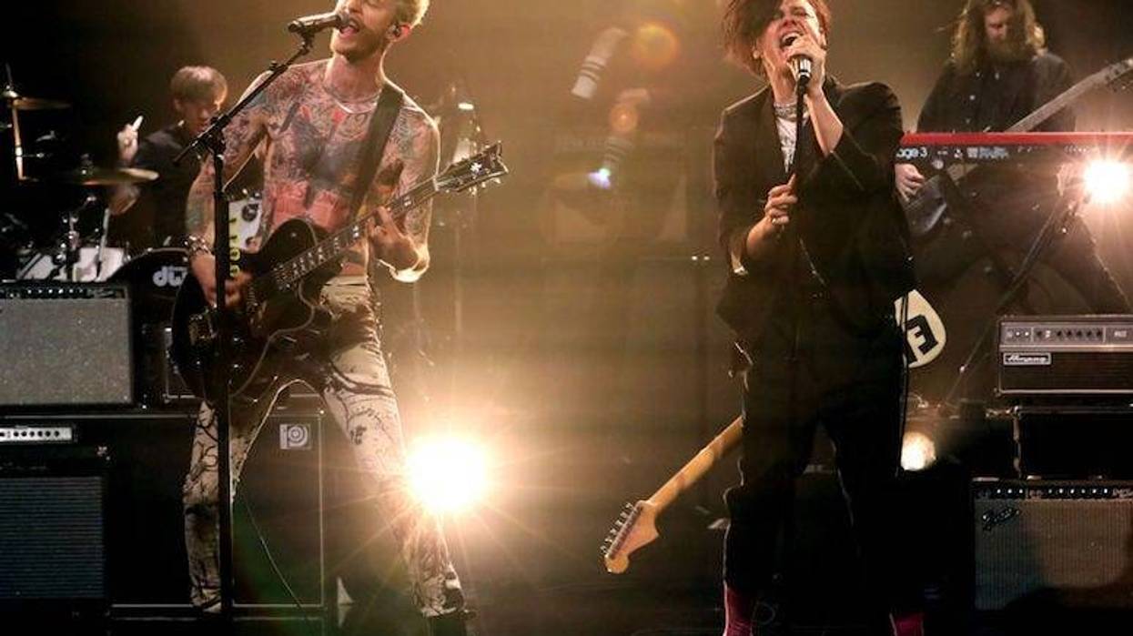 Machine Gun Kelly and YUNGBLUD