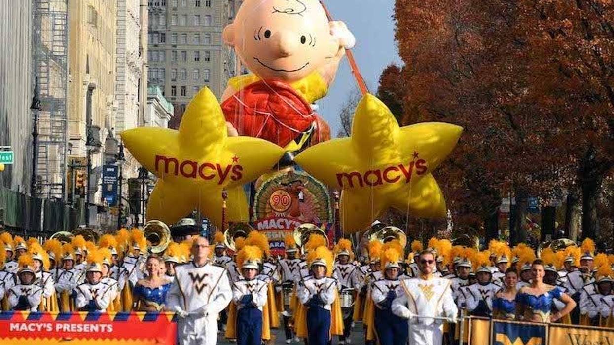 Macy's Thanksgiving Day Parade, Turkey, West Virginia Band, Charlie Brown, 2016