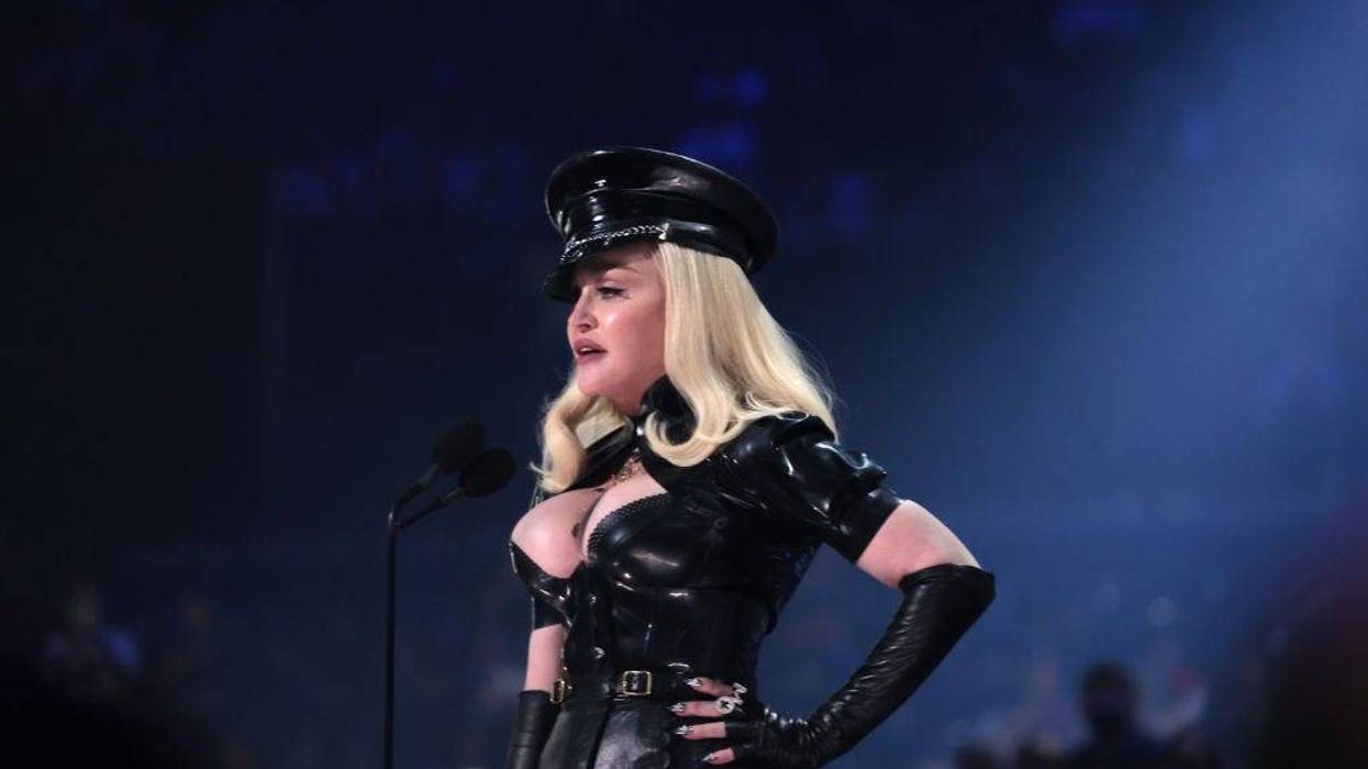Madonna performs onstage during the 2021 MTV Video Music Awards