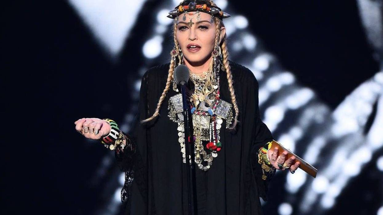 Madonna presents the award for Video of the Year onstage during the 2018 MTV Video Music Awards at Radio City Music Hall on August 20, 2018 in New York City.