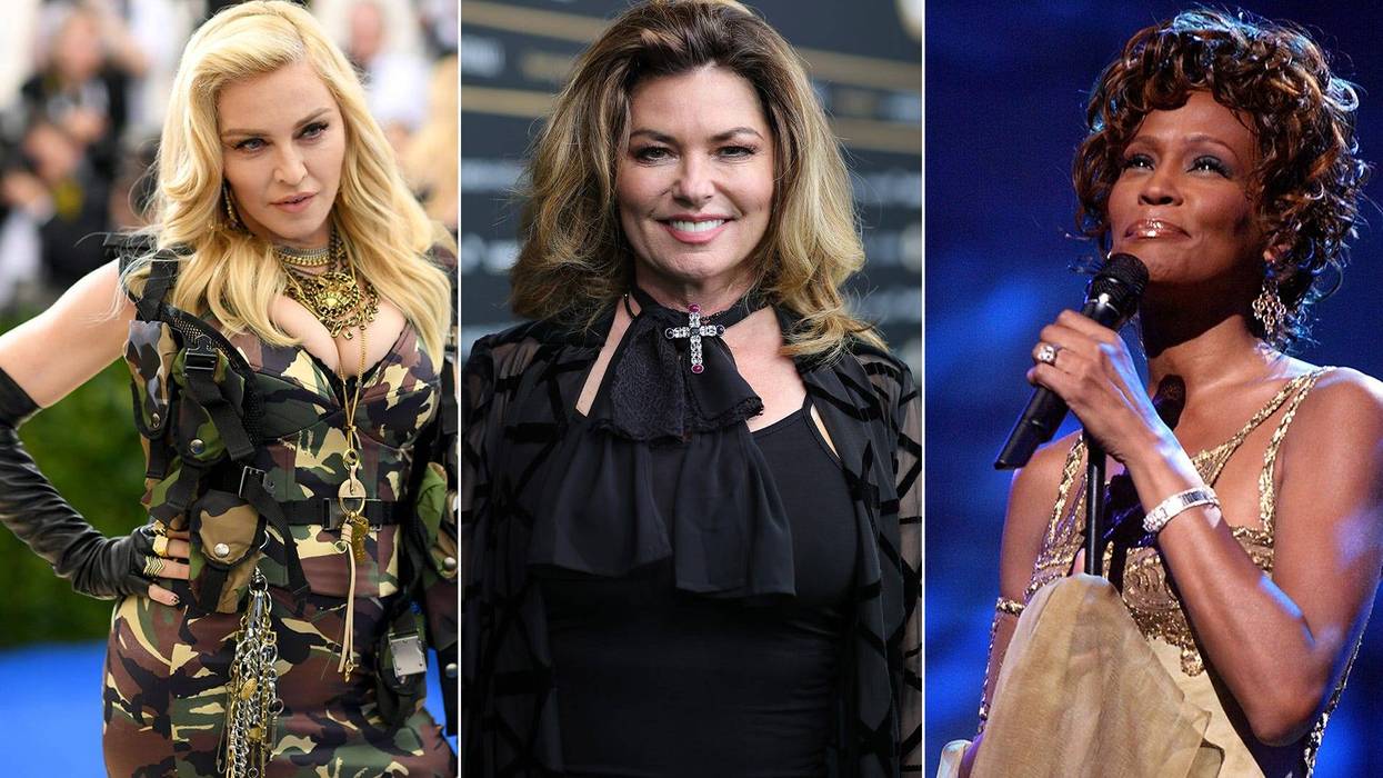 Madonna, Sheryl Crow, and Whitney Houston