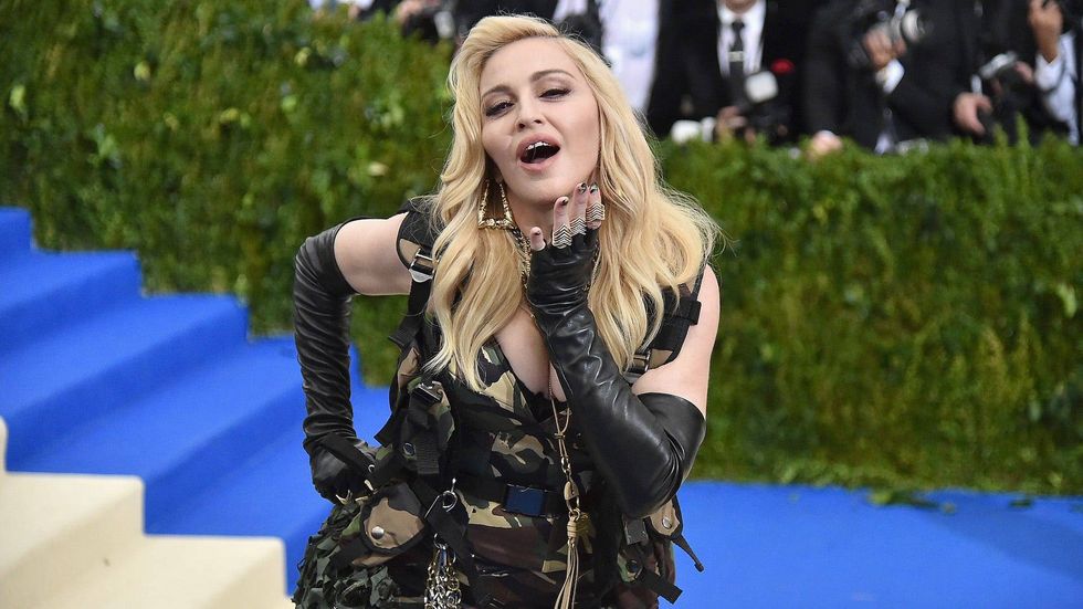 What does Madonna have planned for the 2021 MTV VMAs? The singer spotted in Times Square