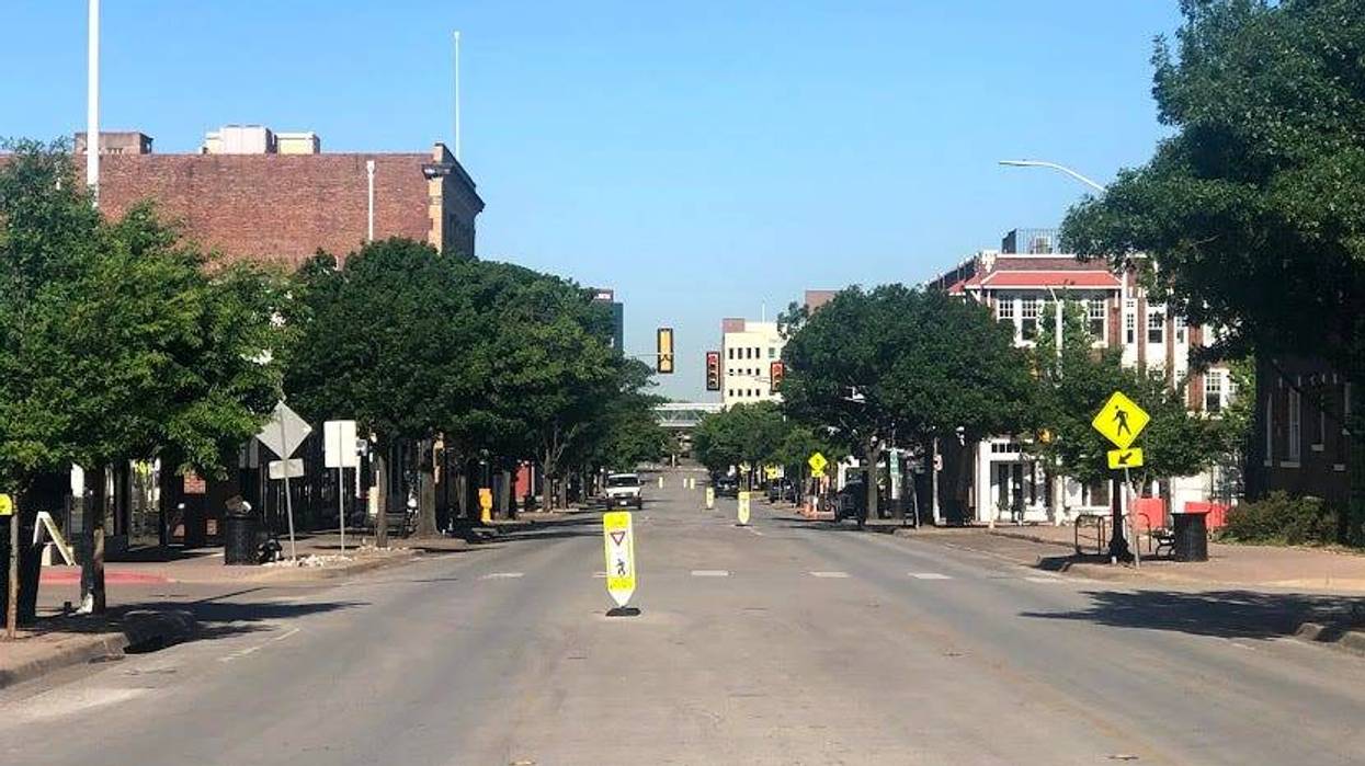 Magnolia Avenue in Fort Worth, Texas on Dec. 9, 2022.