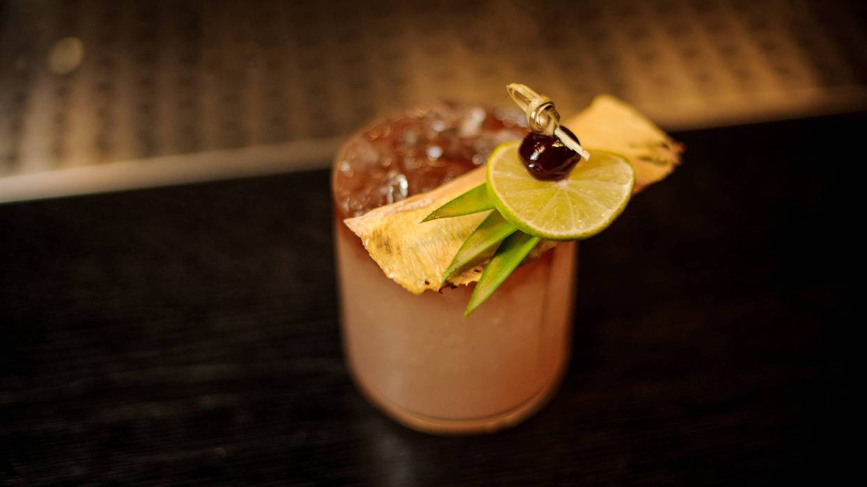 Mai Tai cocktail on bar