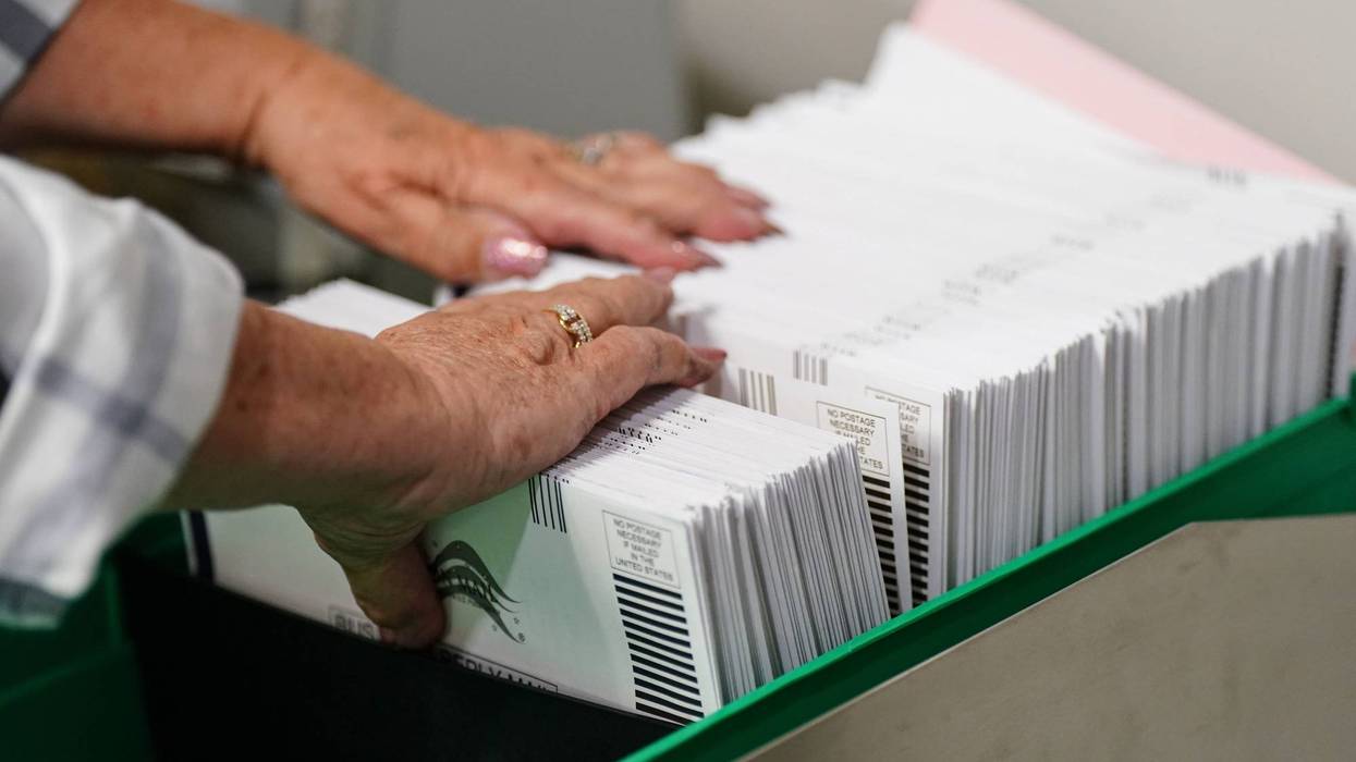 Mail ballots turned in on Election Day 2022 in Pennsylvania, like ones seen here in Lehigh County, had to have a date on the outer envelope.
