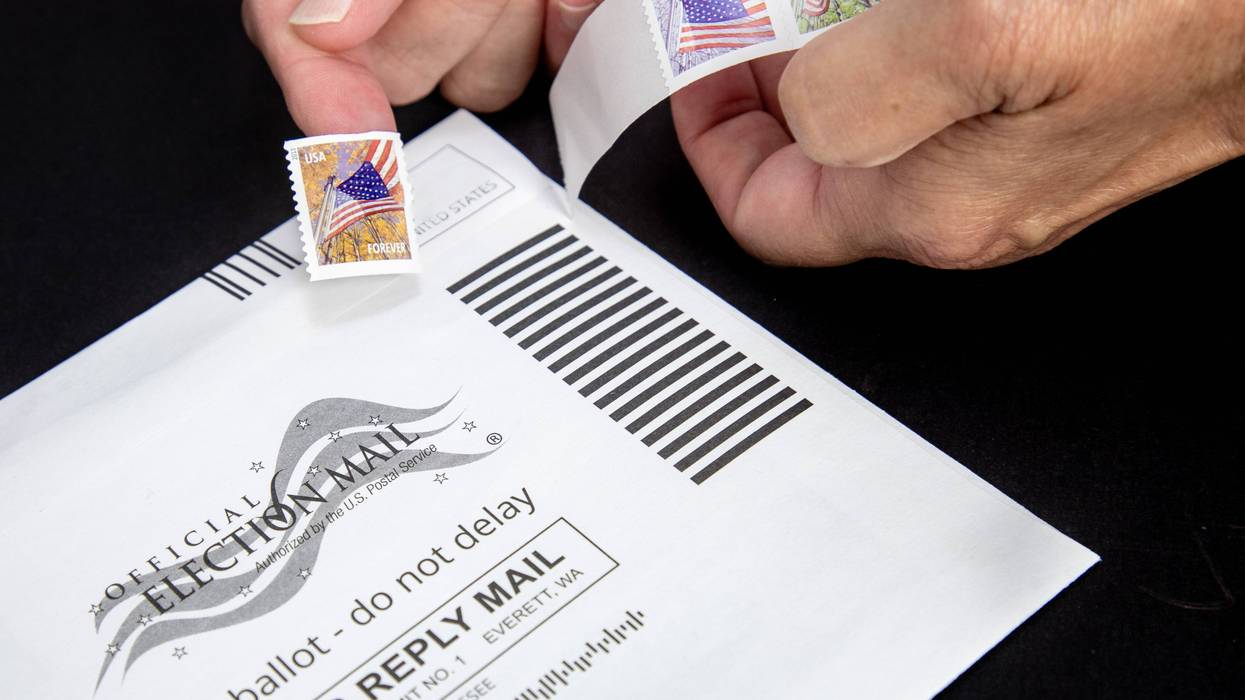 Mail-in ballot envelope