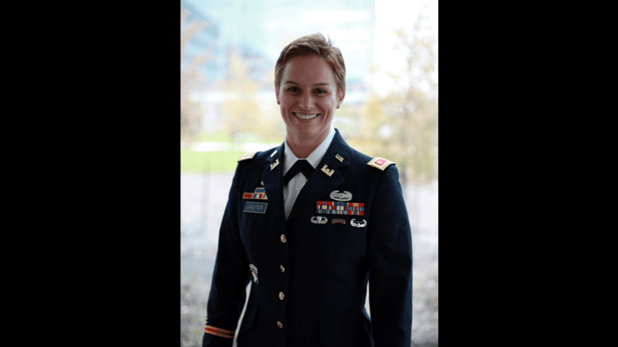 Maj. Lisa Jaster in late 2015, after her graduation from Ranger School that previous October. Now a Lieutenant Colonel Jaster is serving as the executive officer for the U.S. Army Reserve's 420th Engineer Brigade.